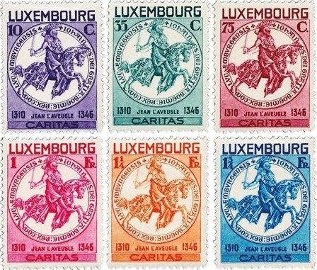 Luxembourg 1934 - Ubrugt - MICHEL 259-64