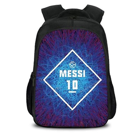 16 tommer fodbold Messi 10 3d print børneskole tasker ortopædiske rygsæk børn skole drenge piger Mochila tegneserie taske