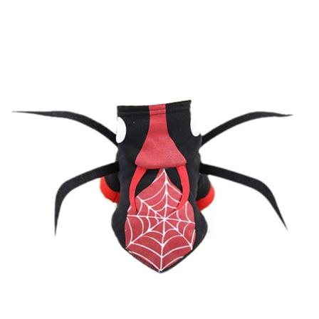 Sjove Hundekatte Kostumer, Kæledyrs Halloween Jul Cosplay Kjole, Bedårende Kæledyrs Kostume, Dyr Fleece Hoodie Varme Outfits Tøj Sort Black B