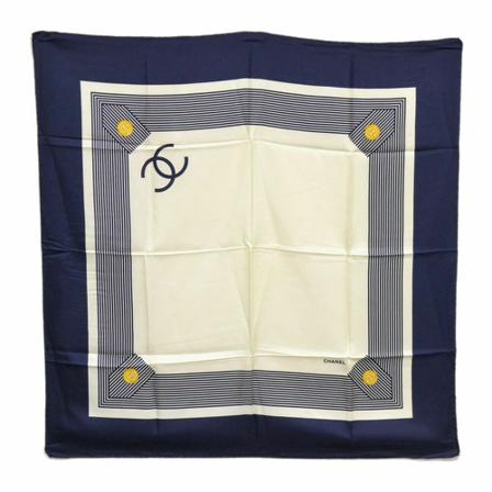 Chanel Vintage, Pre-owned Scarf Beige, Dames, Maat:ONE Size