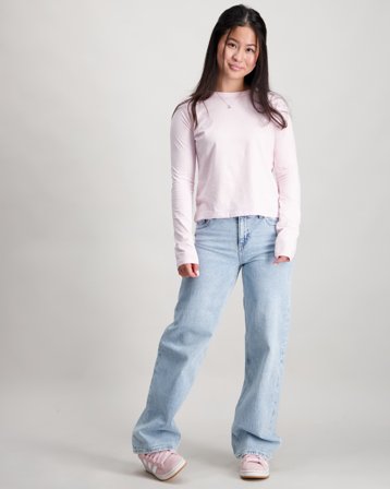 VERO MODA VMTESSA HR WIDE JEANS RA339 Blå Jeans Tjej - Kids Brand Store