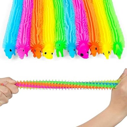 Sensoriske Stressleker, Elastiske Snorer Beroligende Leker for Halloween og Jul, Perfekte som Festposer for Barn med ADHD, OCD eller Autisme