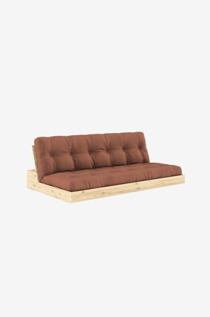 Karup Design - Base Sovesofa Tre-seters - Brun - Sovesofaer - Fra Homeroom