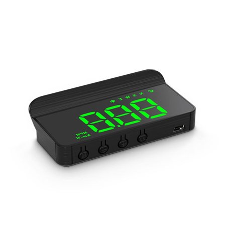 Head Up Display for Biler, HUD, Kan Monteres på Frontruten, GPS Speedometer, Speedometer Display, Passer til Alle Biler
