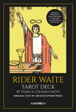 Rider waite tarot deck. 78 cards in 4 colours. Ediz. deluxe. Con guida Arthur Edward Waite