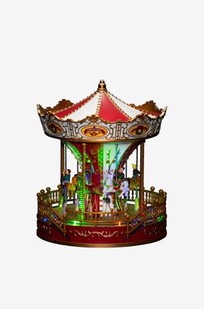 Konstsmide - B/O Mech. Juldekor LED 28cm - Flerfärgad - Dekorativ julbelysning - Från Homeroom