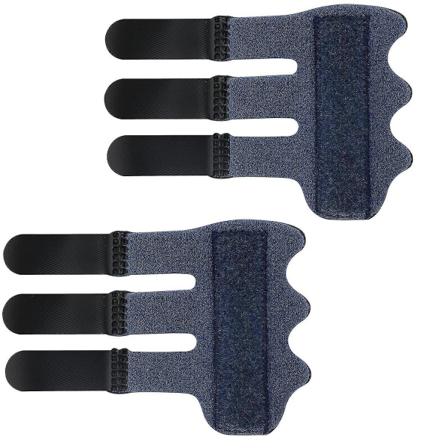 2 st fingerstöd, förbättrade fingerstöd för brutna fingrar, fingerstöd för smärtlindring, fingerstöd för att räta ut