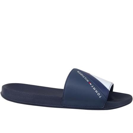 Tøffel Tommy Hilfiger Flag Pool Slide Flåde 40