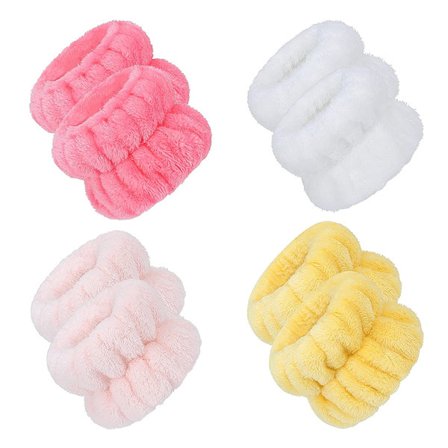 Handleds Tvätt Handduk Armband Handleds Svettband 4 Par