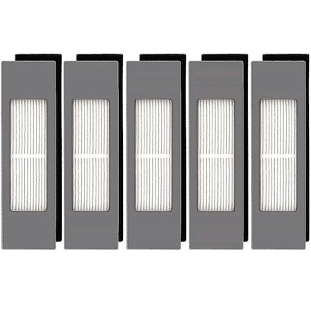 (5 kpl) HEPA-suodatin Ecovacs Deebot Ozmo 920 950 T8 Aivi Max T9 T5 N5 N7 N8+ N8 Pro Dx55 Dx93 Dj65 -imurisuodatinsarjaan
