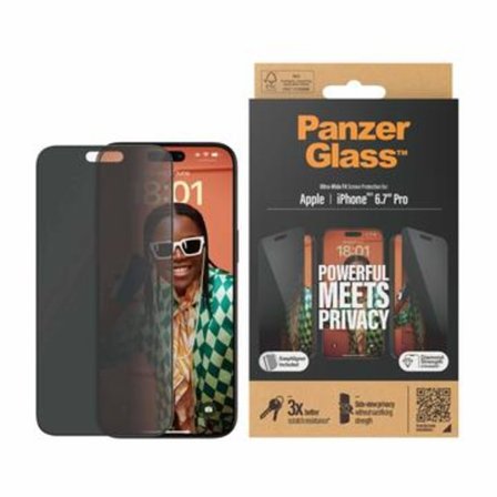 iPhone 15 Pro Max PanzerGlass Ultra-Wide Fit Privacy...