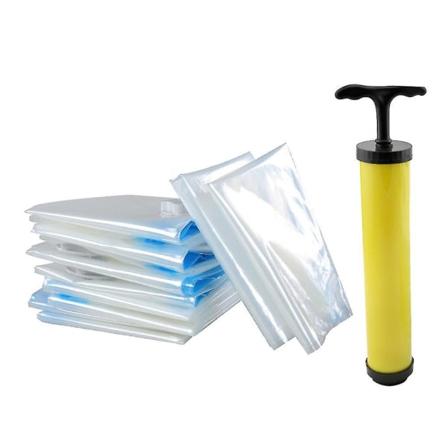 5-pack hållbara vakuumförvaringspåsar för täcken och kläder 80*100cm