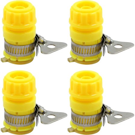 4 st trädgårdsslanganslutning slangkoppling utomhus kranadapter – 1/2 tum 3/4 tum