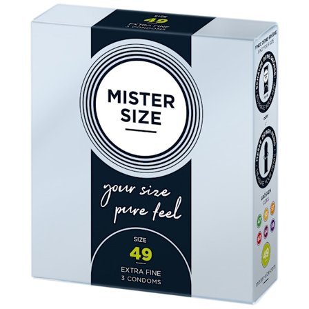 Mister Size Kondomer 49 mm/ 3-pack
