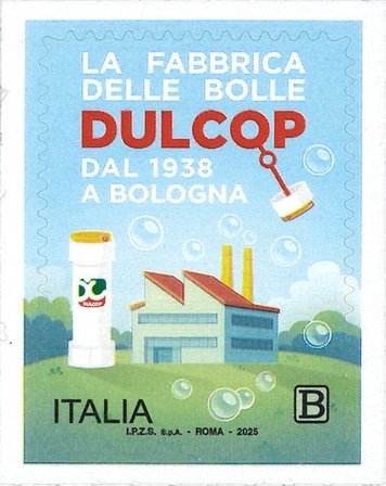 Italien - 87 års jubilæum for La Farbrica Delle Bolle Dulcop - Postfrisk Frimærke