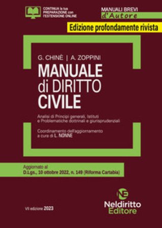 Manuale di diritto civile. Con espansione online Giuseppe Chiné