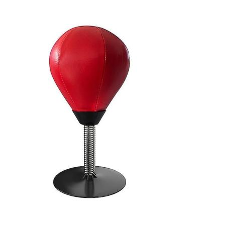 Bordtennisboll, Boxningsboll för kontor, Miniball, Röd, Anti Frustration(Röd-Svart)
