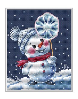 Broderikit Billede Iskrystallens ven - Collection D'Art