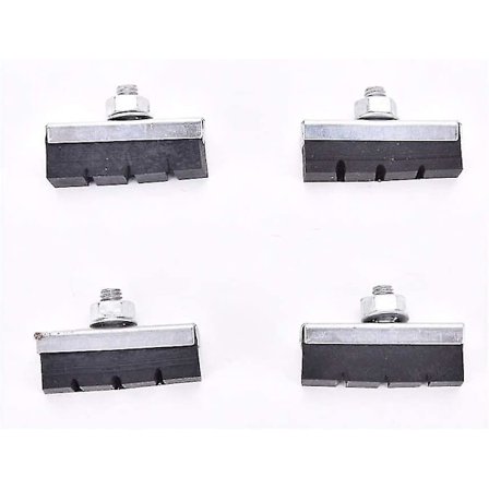 Sykkelbremseklosser 4 stk Vintage sykkelbremseklosser for klassisk sykkel sykkel sykling kaliper V-bremseklosser bremsesko holder tilbehør