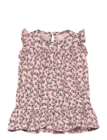Dress Ss Jersey Pink Creamie