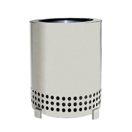 Bærbar Bålpanne i Rustfritt Stål - Solo Stove Mesa | Lite Røyk, Perfekt for Byen & Forstaden | Brennes med Briketter eller Ved