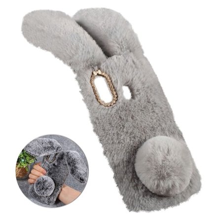 Bunny Samsung Galaxy A30 kuoret - Vaalean harmaa