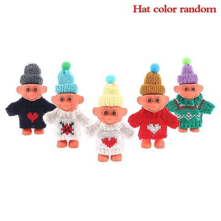 Kannettava sytytinsytyttimen silikoninen suojakuori, hauska peikkonuken sytyttimen pidike Pattern 3
