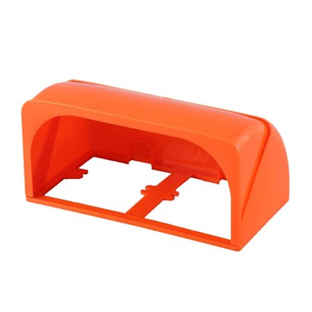Afbryderbeskyttelsesdæksel Sokkel Vandtæt boks ORANGE