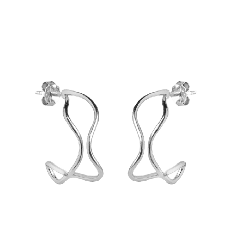 ENAMEL Copenhagen Örhängen, Erin Örhängen Dam Silver ONESIZE