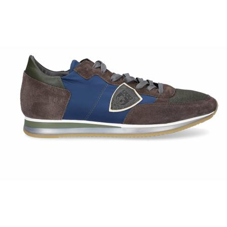 Philippe Model, Sneakers low Tropez Textil Grijs, Heren, Maat:40 EU