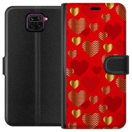 Yhteensopiva Lompakkokotelo Xiaomi Xiaomi Redmi Note 9 GoldenHearts