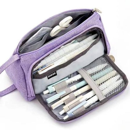 Stor Blyantveske Penneveske Enkel Stasjonærveske Sc