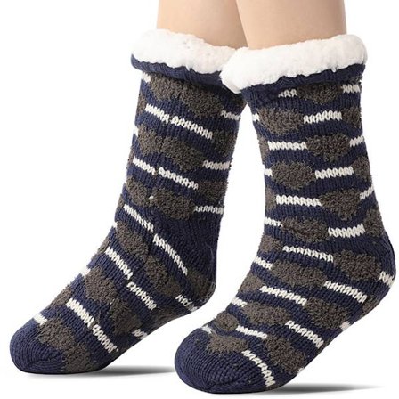 Golvstrumpor Varma Vinterstrumpor Strumpor Öppen Spis Tofflor Varma Halkfria Husstrumpor Vuxna Halkfria Toffelstrumpor för Tjocka Plyschstrumpor 