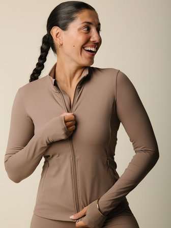 Cartel Copenhagen Align by Blume Contour Zip Jacket Hazel S, Tøj & Bolig, Træningstøj, Træningsbluser