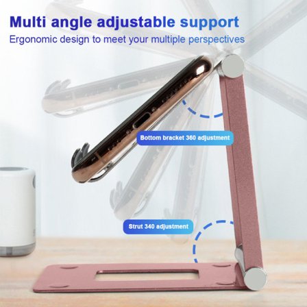 IC Vikbart mobiltelefonställ i metall, ipad-tablettställ