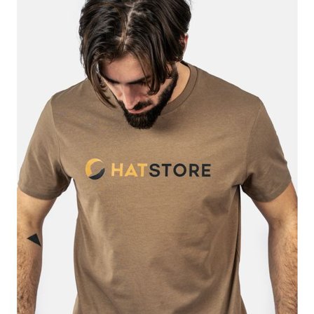Hatstore - Brun Clothing - Driftwood Brown/Black T-shirt @ Hatstore