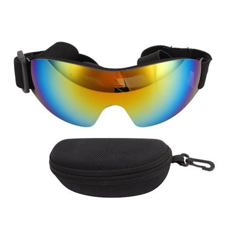 Hundebriller Vind Sand UV Beskyttelse Justerbare Solbriller til Hunde Katte Rød