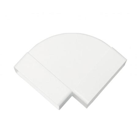 Fresh 840050 Bøye plast, 110x54 mm, horisontal, 90°, Ventilasjon