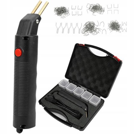 Plastsveisemaskin 100W med LED i Koffert – 205 Stifter | Ergonomisk Design | for Reparasjon av Plastdeler