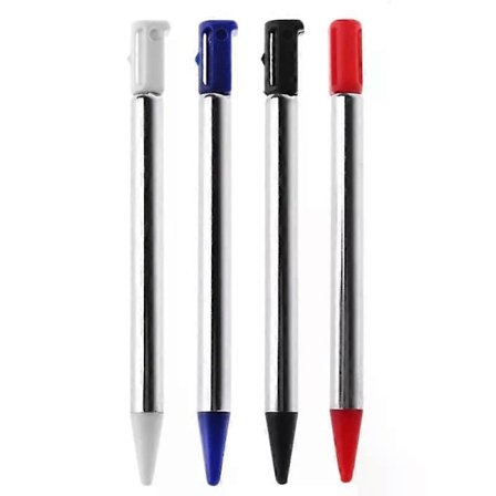 Korta Justerbara Styluspennor för Nintendo 3DS Utdragbar Stylus Penna