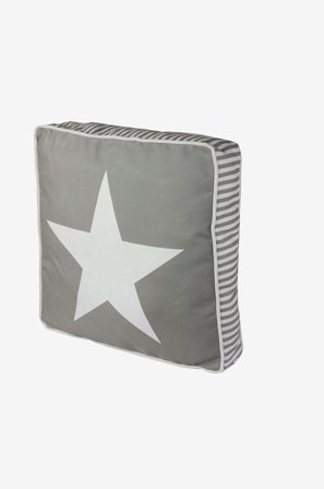 Wallity - Istuintyyny - Aftab 42x42 cm - Harmaa - Istuintyynyt - - Homeroom