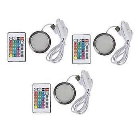 3 sett for LED-lampekit Justerbare LED-lys Deler Maskinvare DIY-modell uten lampeskjerm 3D-utskrift