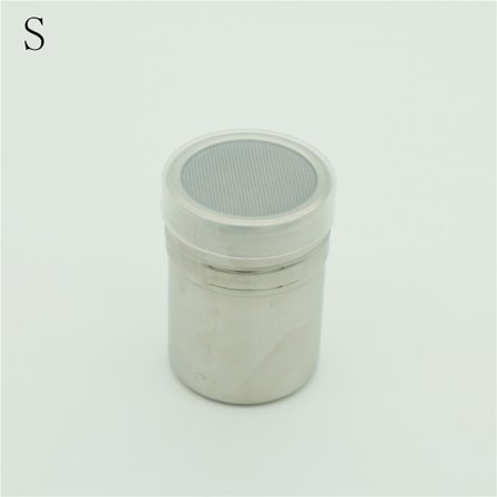 Ruostumattomasta teräksestä valmistettu suklaa shaker tomusokerijauhe kaakaojauhe