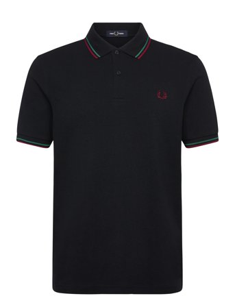 Fred Perry Twin Tipped Fp Shirt - Black - S