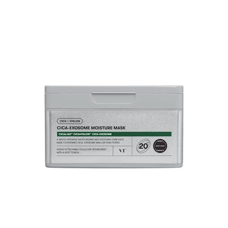 VT Cosmetics Cica-Exosome Moisture Mask 20 st - Fuktmasker
