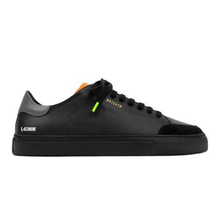 Axel Arigato, Logo-Print Low-Top Sneakers Zwart, Heren, Maat:47 EU