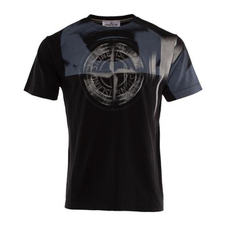 Stone Island - T-shirts - Svart - Herr - Storlek: M, Herr, Storlek: M