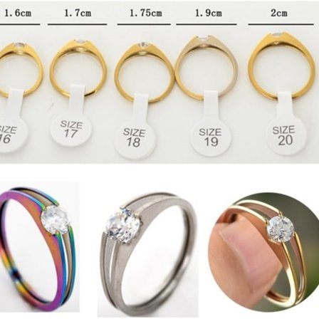 Rostfritt stål ring