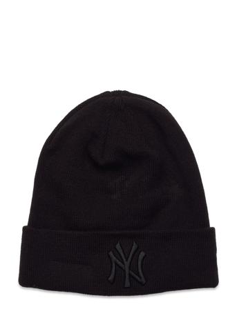 Mlb Essential Cuff Beanie Ney Accessories Headwear Beanies Svart New Era