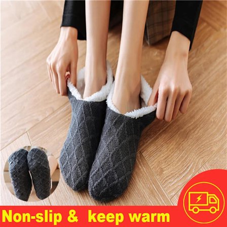 Winter Thick Woolen Socks Women Thicken Warm Home Bedroom Socks Slippers Men Non-slip Foot Warmer Snow Socks Calcetines Mujer